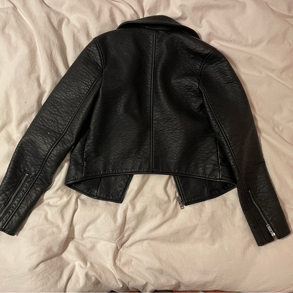 Abercrombie & Fitch Leather Jacket - Picture 2 of 3